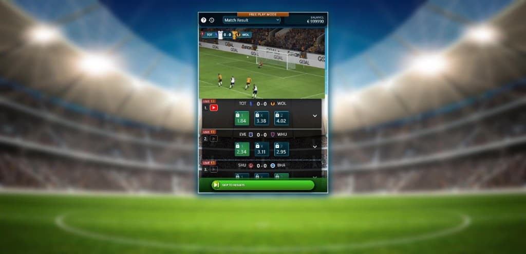 Betman live sports interface with match video, live scores, and real-time odds